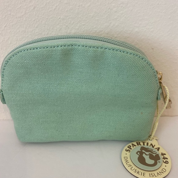 Spartina 449 Small seafoam Cosmetic Case NEW - Picture 2 of 5